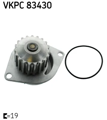Водна помпа, охлаждане на двигателя SKF